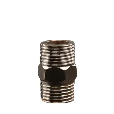SUS304 Stainless Steel Pipe Elbow Fitting, Inner Hex Extension, Male-Female Thread