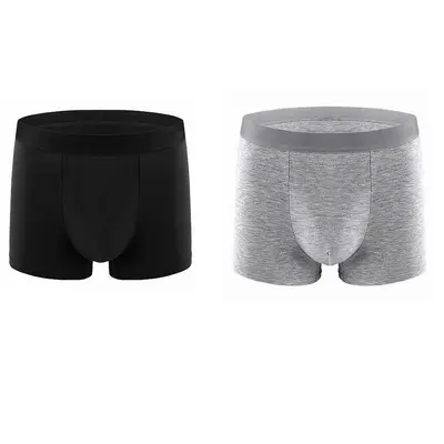 Men's Cotton Boxer Briefs, Summer Thin Breathable Style - 12