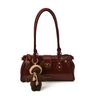 Women's Small Underarm Bag, Retro Design, Single Shoulder Strap - 9