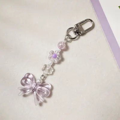 Cross-border Amazon Multiple Sets Dopamine Colorful Mini Keychain Bag Charm Phone Charm Decorative Strap - 7