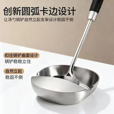 灶台面锅铲架立式汤勺架铲子筷勺子托盘厨房置物架餐桌托架收纳架