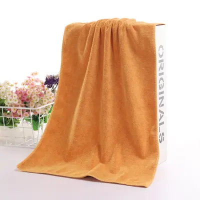 Berber dükkanı havlusu, güzellik salonu gri logolu baskılı mikrofiber havlu, kalın emici kuaför saç kesimi baş havlusu. - 13