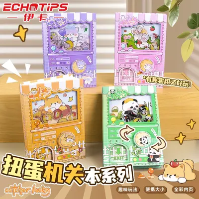 Mini Pocket Notebook for Elementary Students, Cartoon Stationery - 4