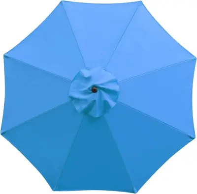 Single-Top Outdoor Garden Umbrella Replacement Canopy, Frame Not Included - 13