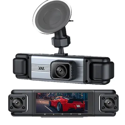 跨境4镜头4录行车记录仪高清夜视1080P前后左右360度广角汽车DVR