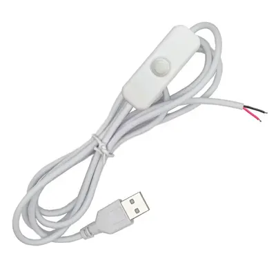 led灯带5v usb线材501开关按钮线 单色控制器 双色温4键双色灯带