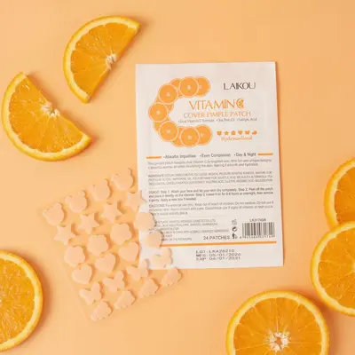 LAIKOU vitamin C sivilce bandı, 24 adet, ingilizce etiket