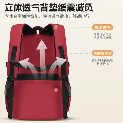 Unisex Waterproof School and Travel Backpack, Large Capacity - 3