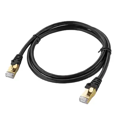 CAT6A SFTP Patchkabel, doppelt geschirmt, Reinkupfer mehrdrähtig, Gigabit Kategorie 6