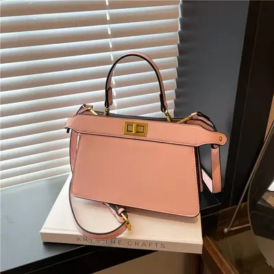 Women's Large Capacity Handbag, Light Luxury Crossbody Shoulder Bag - 4