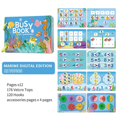 Children's Busy Book with Tear and Sticker Activities, Early Learning Book for Toddlers - 9