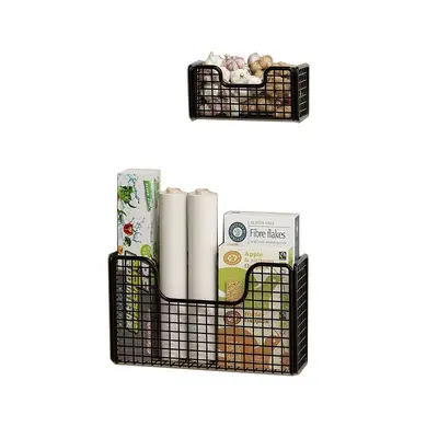 Kitchen cabinet door storage shelf adhesive no drilling - 6