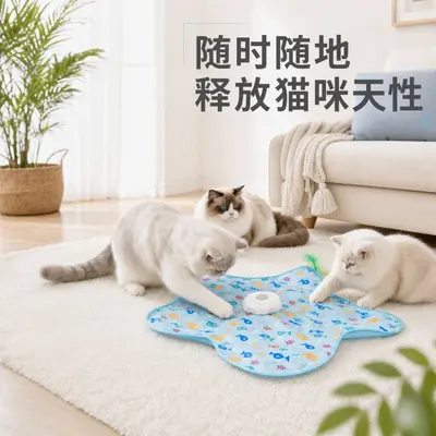 Electric Cat Hunting Blanket, Interactive Cat Toy - 3