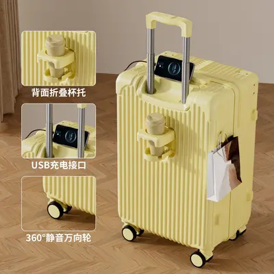 Robuster Trolley-Koffer mit Zahlenschloss und Universalrollen - 9