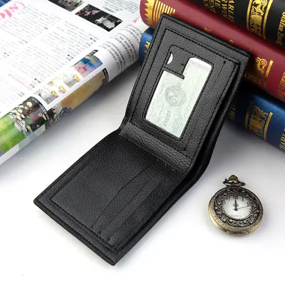 Men's Wallet, Ultra Thin and Lightweight, Wear-Resistant PU Soft Surface - 2