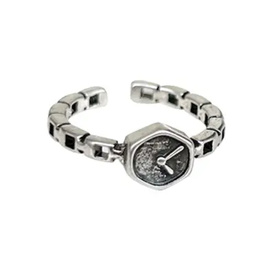925er Silberring Damen, verstellbar offen