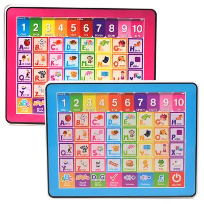 Cross-border New Arrival English ABC Tablet Learning Machine, Foreign Language Touch Voice Reading Early Education Machine, Children's Smart Toy