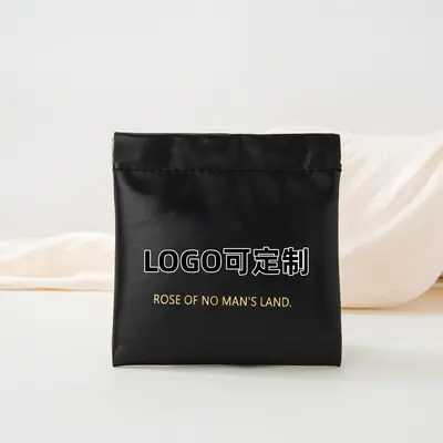 Auto-Close Cosmetic Storage Bag Portable Travel Pouch PU Leather Lipstick Organizer Small Bag In Stock