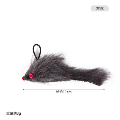 DIY-Katzenangel Ersatzkopf mit Federfisch-Design - 12