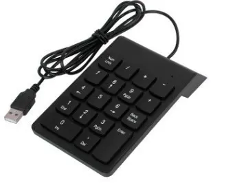Sınır ötesi 2.4G Bluetooth kablosuz tuş takımı USB alıcısı Bluetooth finansal muhasebe ince ve hafif mini tuş takımı - 9