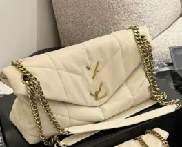 Diamond-Quilted Chain Women's Crossbody Messenger Bag - 8