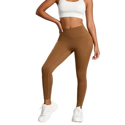 Yoga-Hose mit hohem Bund, Seitentasche, Po-Anhebung