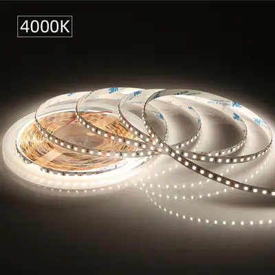 LED-Streifenlicht selbstklebend 24V hohe Helligkeit Niedrigvoltage Umgebung Vollspektrum 120 LEDs 8mm 2835 linearer Lichtstreifen Großhandel - 8