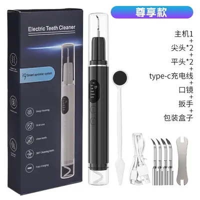 Smart Ultrasonic Teeth Cleaner with Water Spray, Water Flosser, Tartar Remover - 8