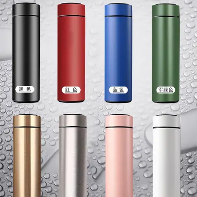 316 Stainless Steel Smart Insulated Cup, Engraved Logo, Gift Box - 7