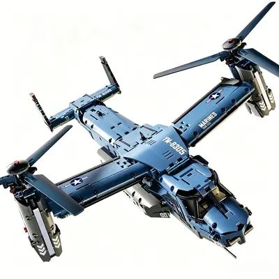 Kompatibles Bausteinset Osprey, Panzer und Hubschrauber - 6