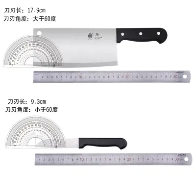 Edelstahl-Küchenmesser- und Schneidebrett-Set