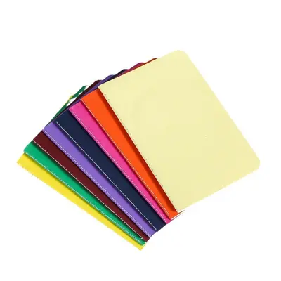 Grenzüberschreitendes farbiges A6 liniertes Notizbuch aus Kraftpapier, bedruckbar mit Logo, Schüler-Hausaufgabenheft, weiches Kopier-Notizbuch, Laptop-Notizbuch