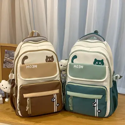 Large-Capacity Backpack for Middle and High School, Computer Compartment - 5