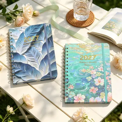2027 Planner Notebook, A5, Spiral Bound