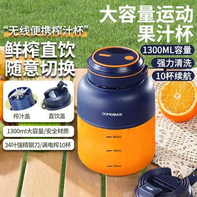 Portable Electric Fruit Juicer, Large Capacity