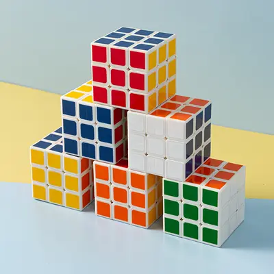 Children's 3x3 Intelligence Cube for Beginners, Smooth Turning, Color Box