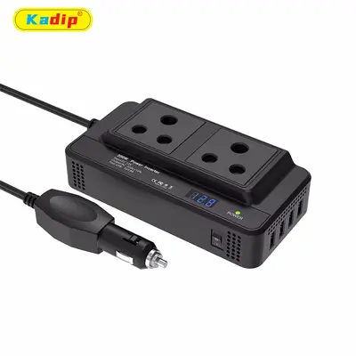 200W Araç İçi İnverter, DC12V/24V'dan 110V/220V'a, Modifiye Sinüs - 11