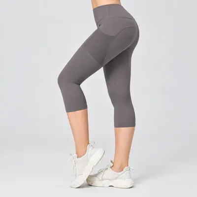 High-Stretch-Yogahose mit Seitentaschen, hohe Taille, Po-Lifting-Effekt - 10