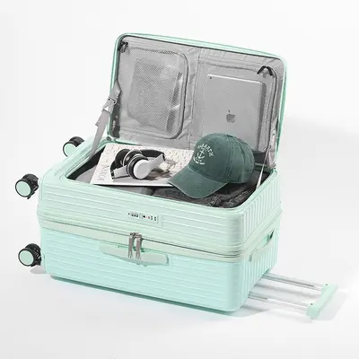 28-inch Double-Opening PC Expandable Trolley Suitcase - 9