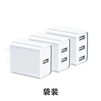 5V2A Dual USB Fast Charger Head, 3C Certified, Multi-Socket Power Adapter - 8