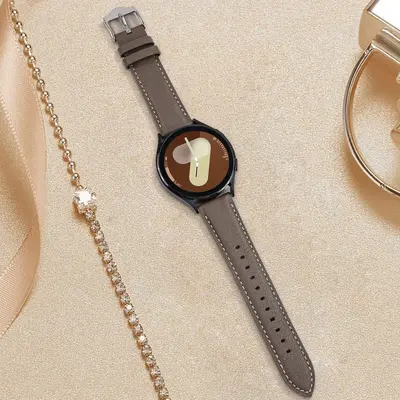18-20-22 mm Genuine Leather Scratch-Resistant Watch Strap Compatible with Samsung Garmin H - 10