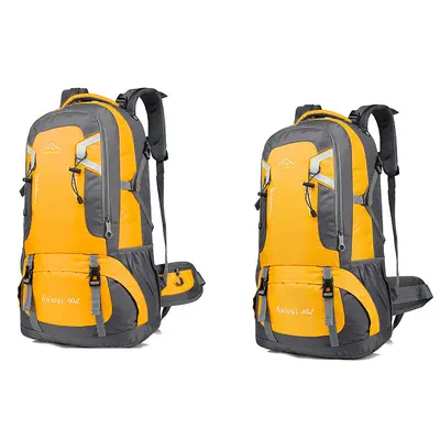 Grenzüberschreitender Wanderrucksack, Outdoor-Reiserucksack, großvolumiger 40L60L Fahrradrucksack, Reisegepäck-Aufbewahrung Wanderrucksack - 7
