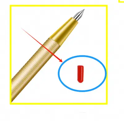 Diamond Tip Tungsten Steel Scribing Pen for Tile and Glass - 8