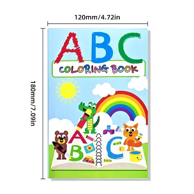 İngilizce Alfabe ve Kelime Boyama Kitabı 3-6 Yaş Çocuklar İçin - 7