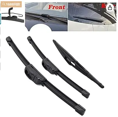 Renault Clio 2 (1998-2005) için ön ve arka cam silecek seti - 3
