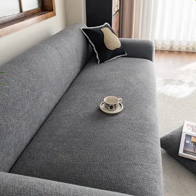 Cat-Scratch Resistant Thick Full-Wrap Universal Sofa Cover, All-Season Protector - 11