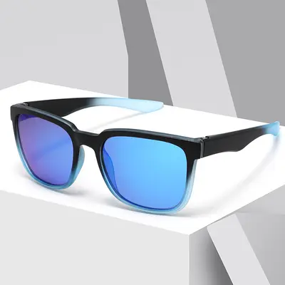 Men's Classic Square Frame Polarized Sunglasses with Sun Protection - 3