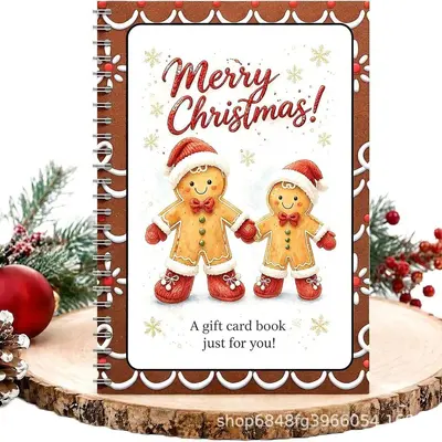 Christmas Gift Card Book Noel Hediye Kartı Albümü, Bayram Hediye Kart Kitabı - 10