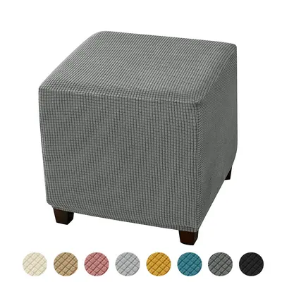 Çapraz Sınır Ayak Pedalı Taburesinin Kapağı Amazon Elastik Mısır Polar Kare Ayak Pedalı Taburesinin Kapağı Toz Koruma Kapağı Koruyucu Kapak Pedal Cover - 6