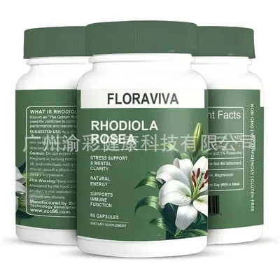 Rhodiola Capsules Nutritional Supplement with Vitamins